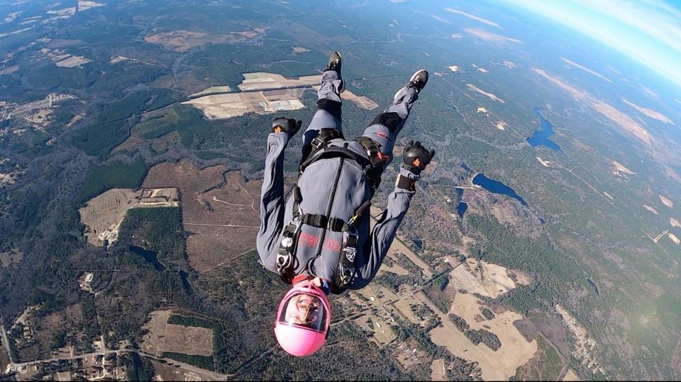 Instructor skydive suit